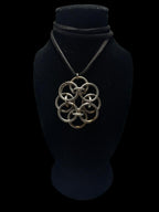 Large Helm chain 4 leaf clover pendant V1