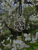 Large Helm chain 4 leaf clover pendant V2