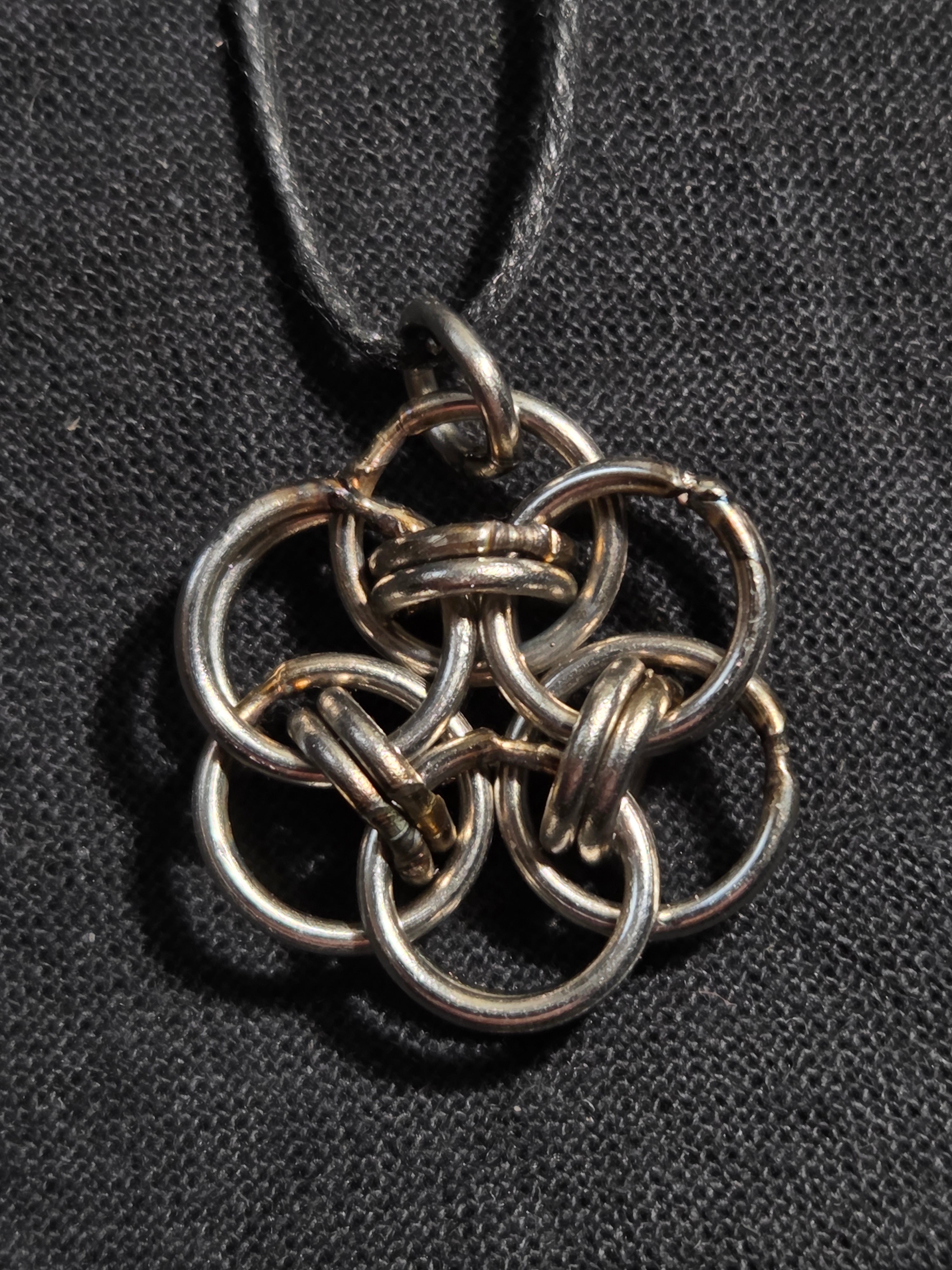 Three petal Helm pendant small