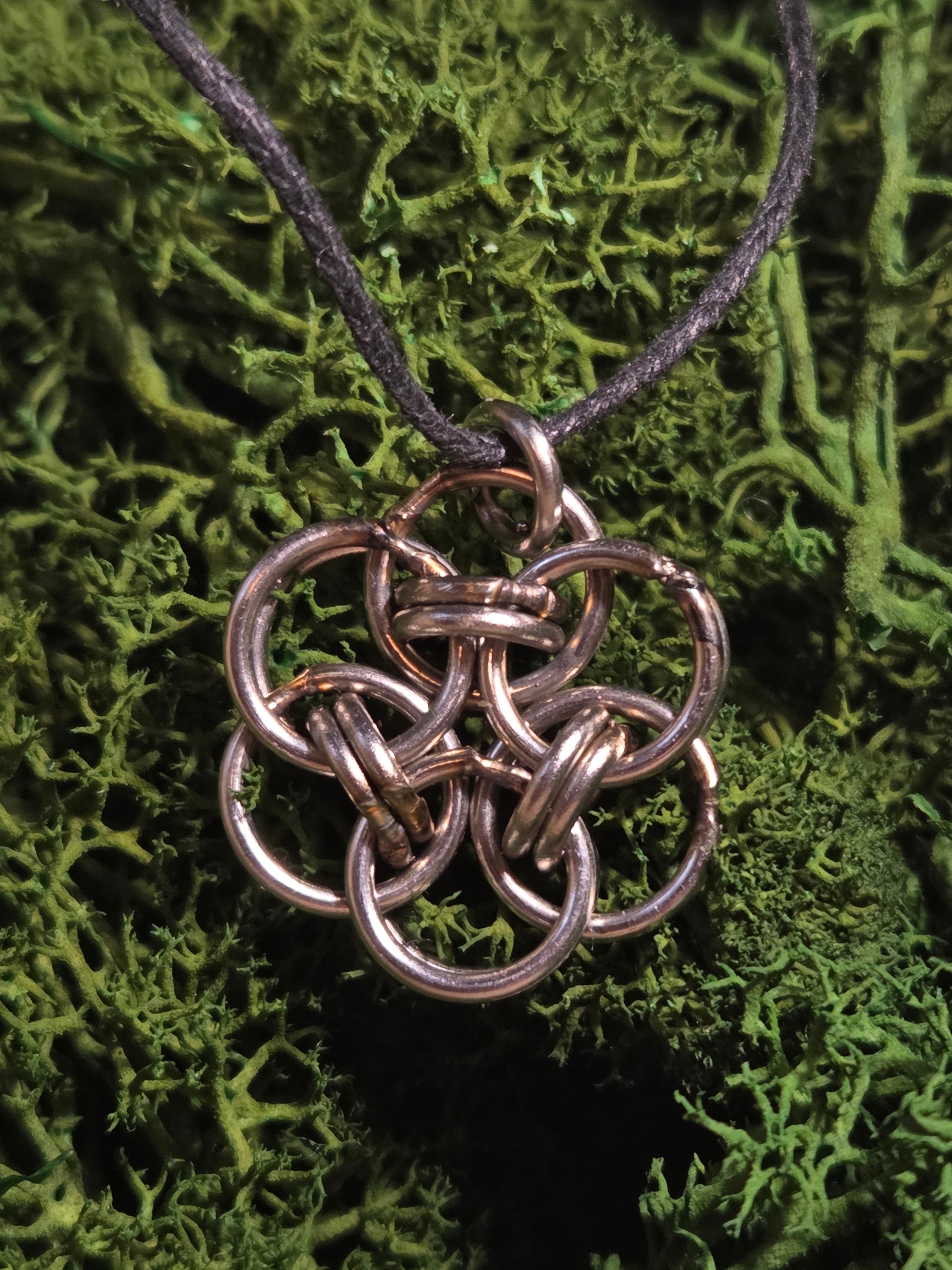 Three petal Helm pendant small