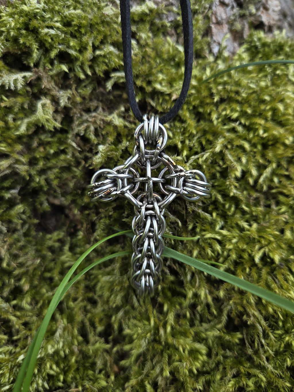 Full Persian cross with center cross pendant
