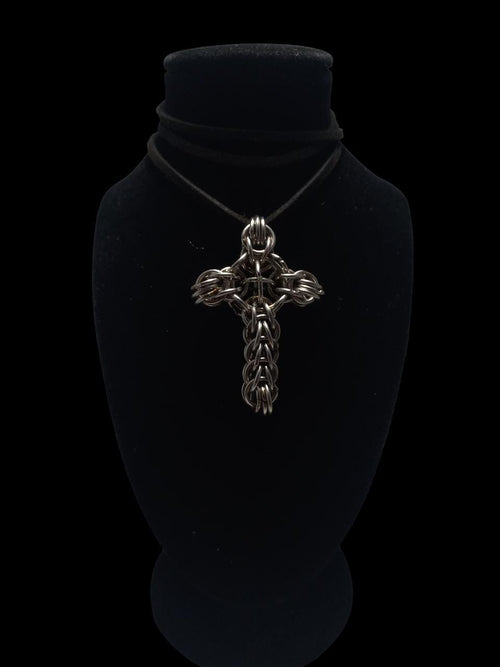 Full Persian cross with center cross pendant